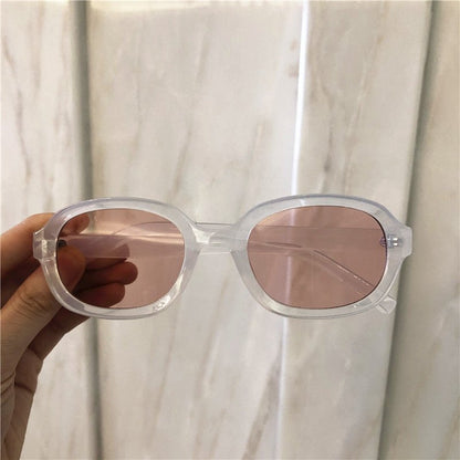 Asher Sunglasses - FLEUR2K - Sunglasses - CJNSFSYJ01257 - Transparent pink